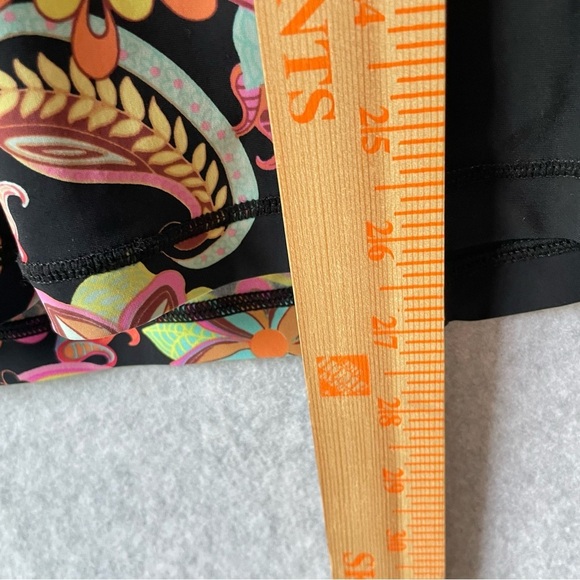 San Soleil Floral Long SLeeve Rash Guard Bathing Suit Top sz. L #AG - Picture 6 of 8